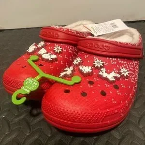 CROCS | Shoes | Crocs Holiday Cheer Lined Clogs Christmas  display picture 3